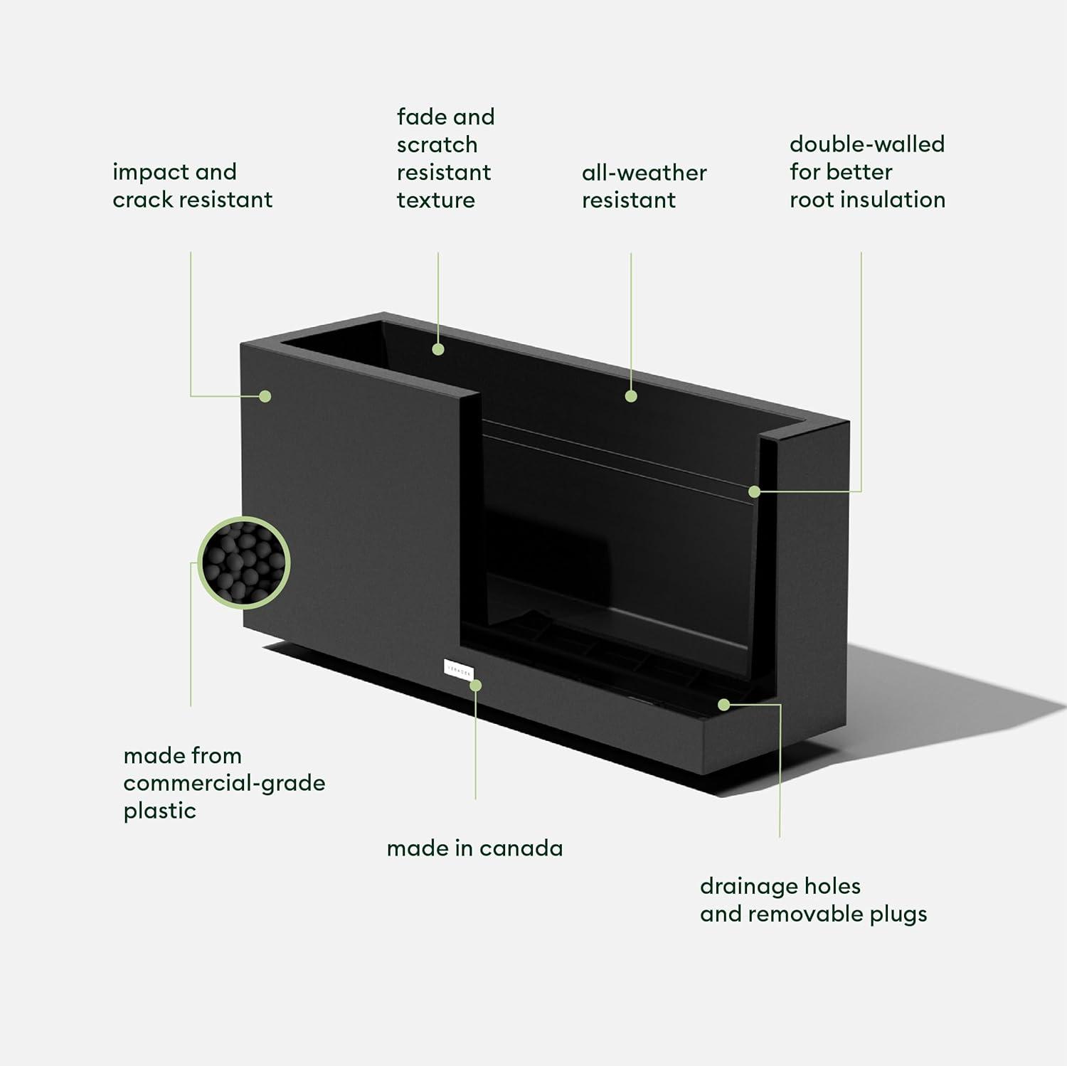 Block Series Long Box Planter