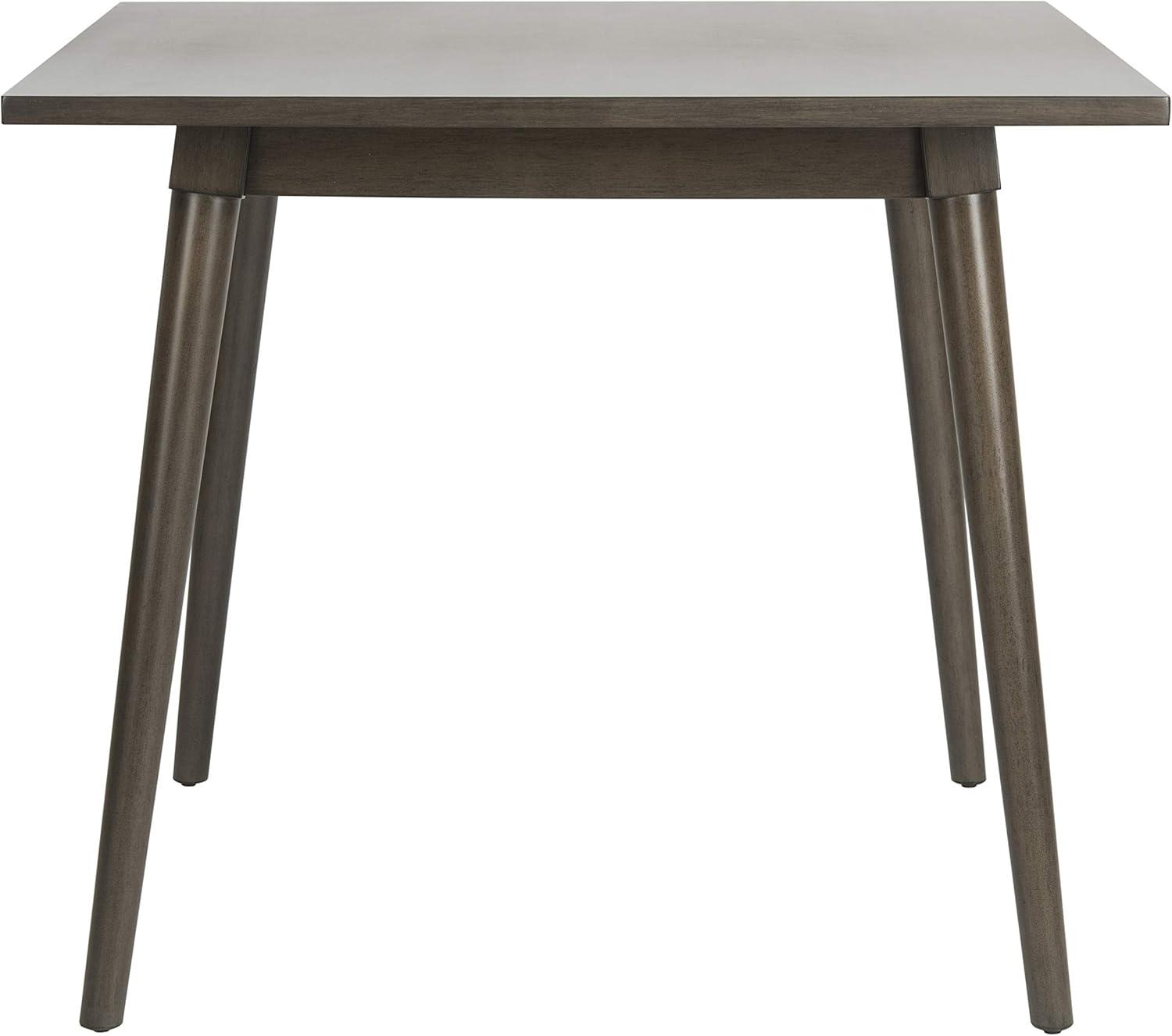 Simone 36" Transitional Square Dining Table in Dark Walnut