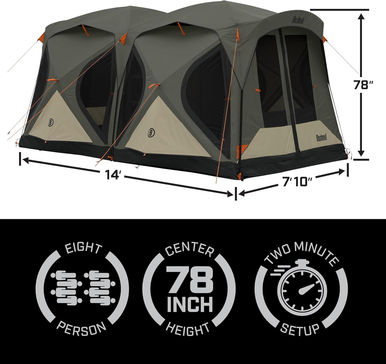 Bushnell 8P Pop-Up Hub Tent