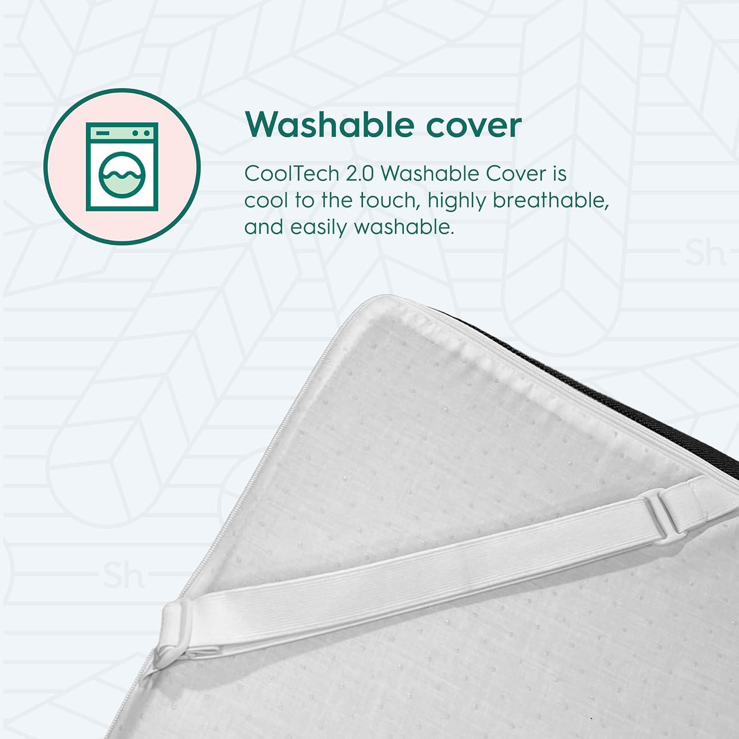 Sleepyhead Twin XL 2 Inch Super Memory Foam Mattress Topper for College Dorm – Copper & Gel Infused, Cooling, Washable Cover, Thick & Comfortable Mattress Pad, Dorm Room Essentials (XL Twin 2")