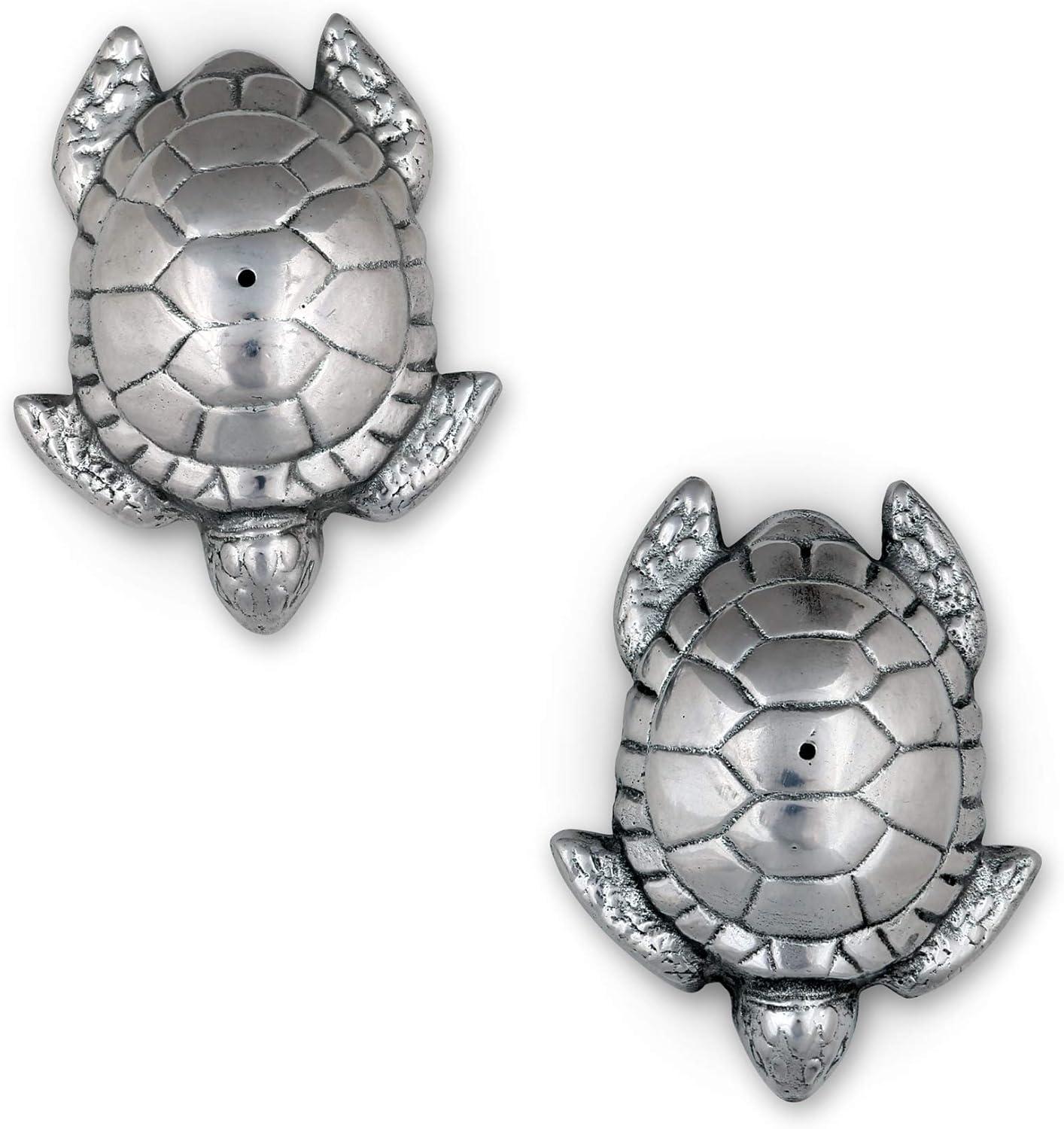 Aluminum Sea Turtle Salt and Pepper Shaker Set