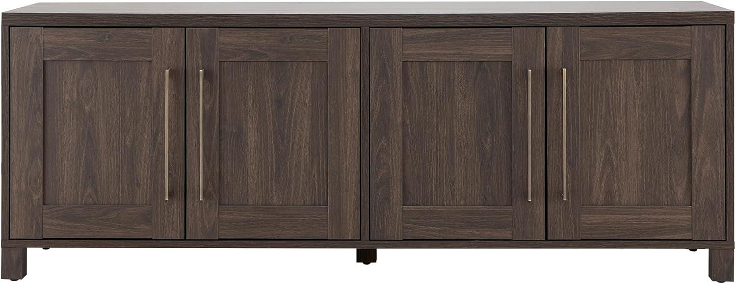 Evelyn&Zoe Chabot Rectangular TV Stand for TV's up to 75", Alder Brown