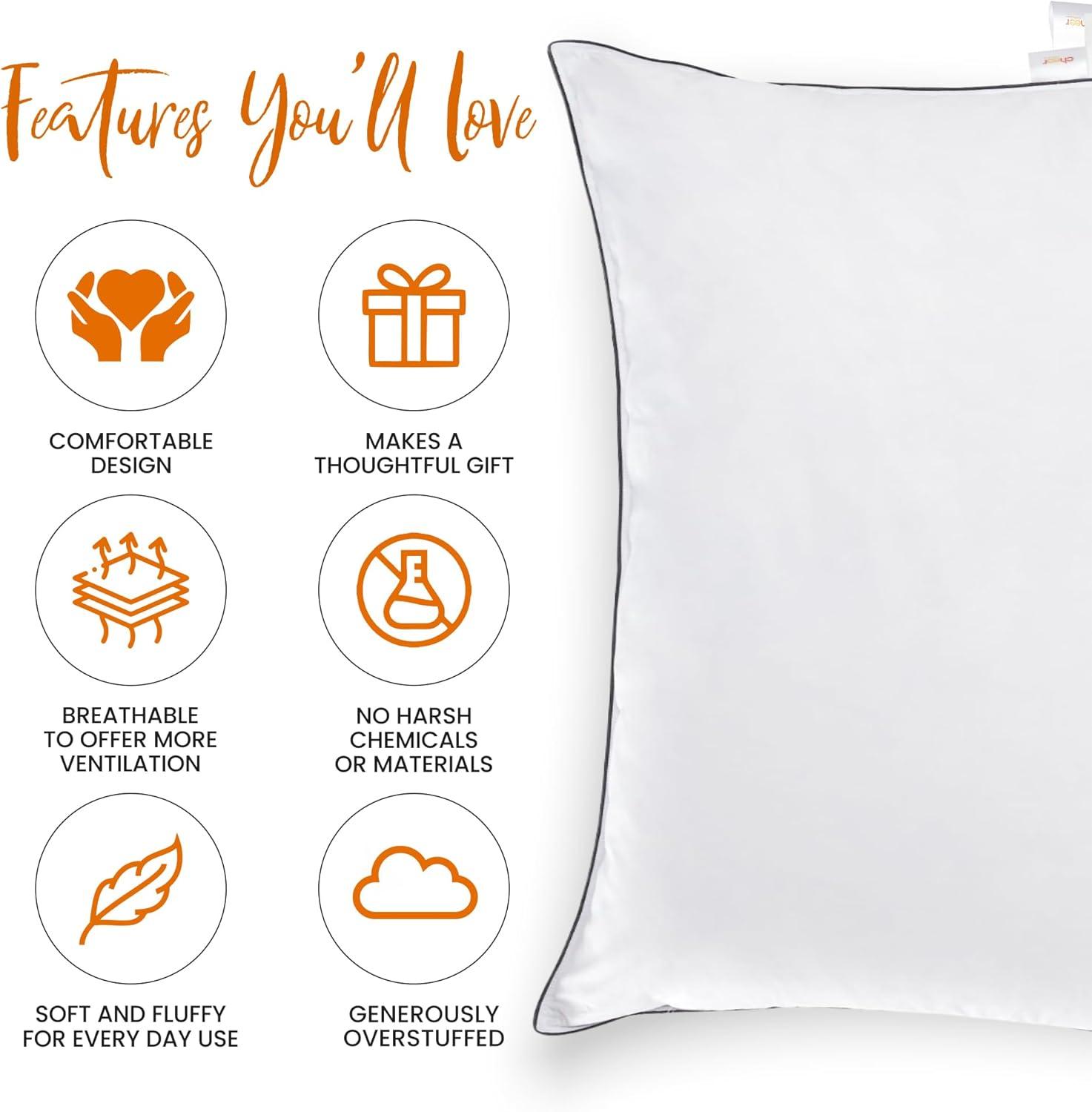 Cheer Collection Fiber Medium Pillow