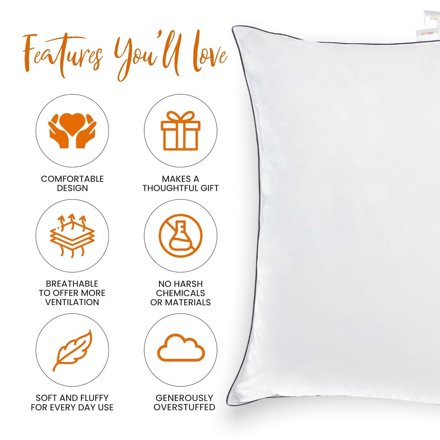 Cheer Collection Fiber Medium Pillow