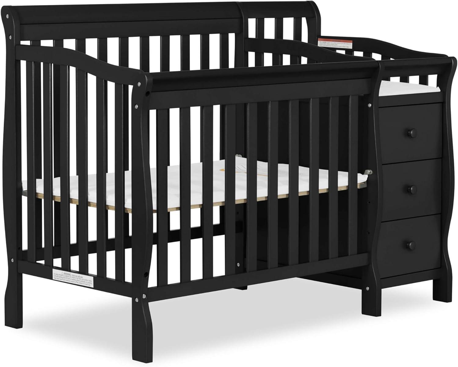 Dream On Me Jayden 4-in-1 Mini Convertible Crib and Changer