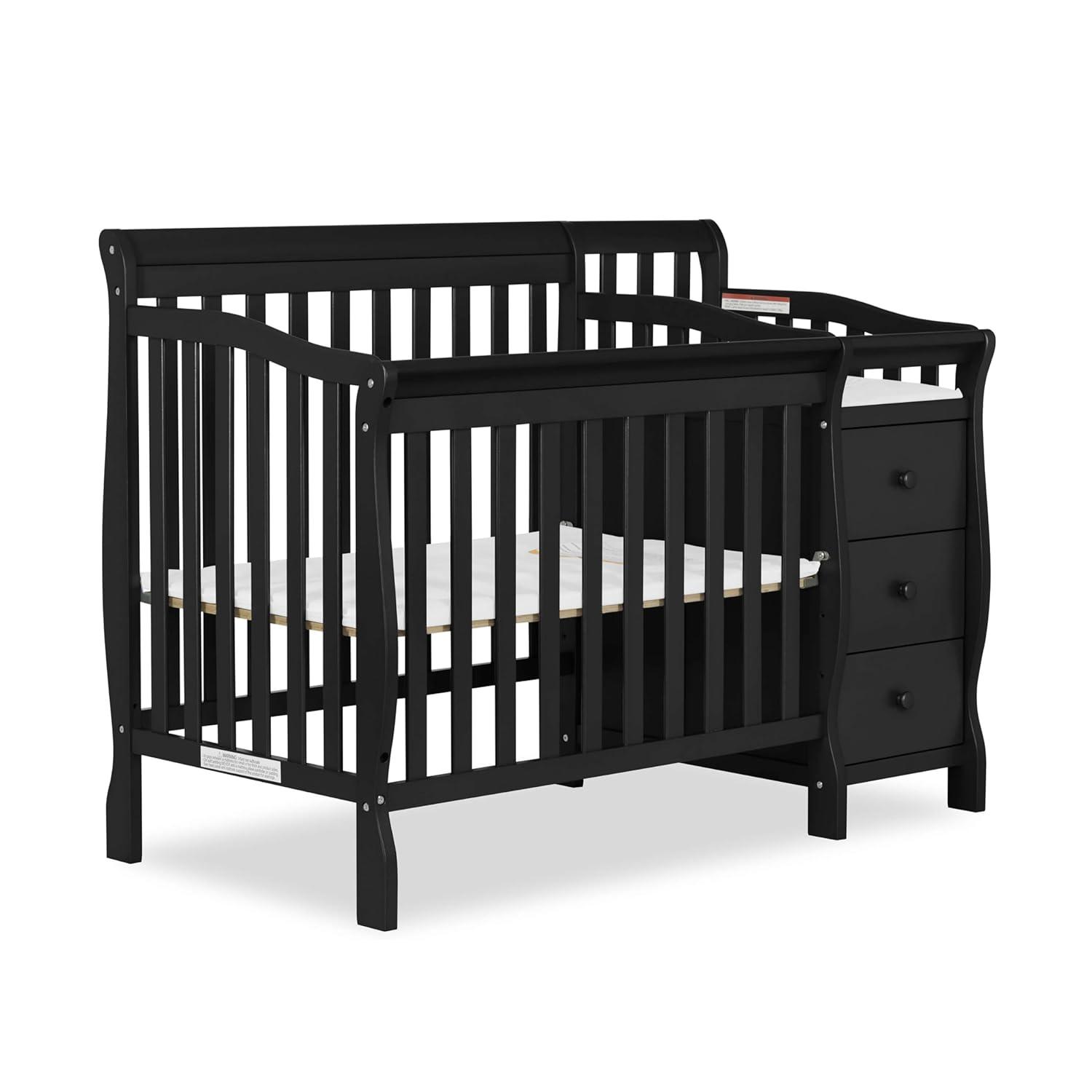 Dream On Me Jayden 4-in-1 Mini Convertible Crib and Changer