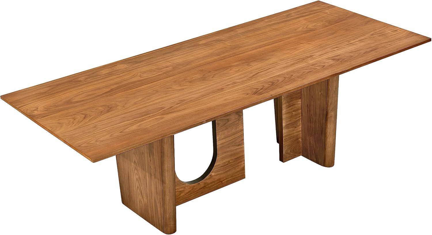 TOV Furniture Satra Walnut Rectangular Dining Table