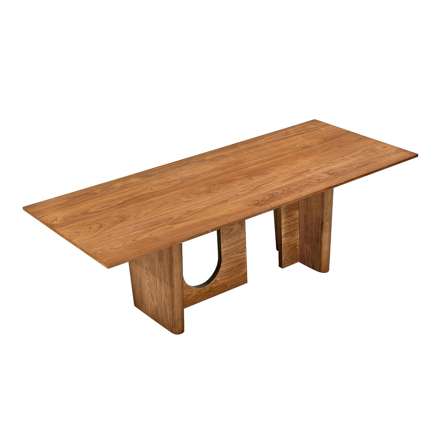TOV Furniture Satra Walnut Rectangular Dining Table