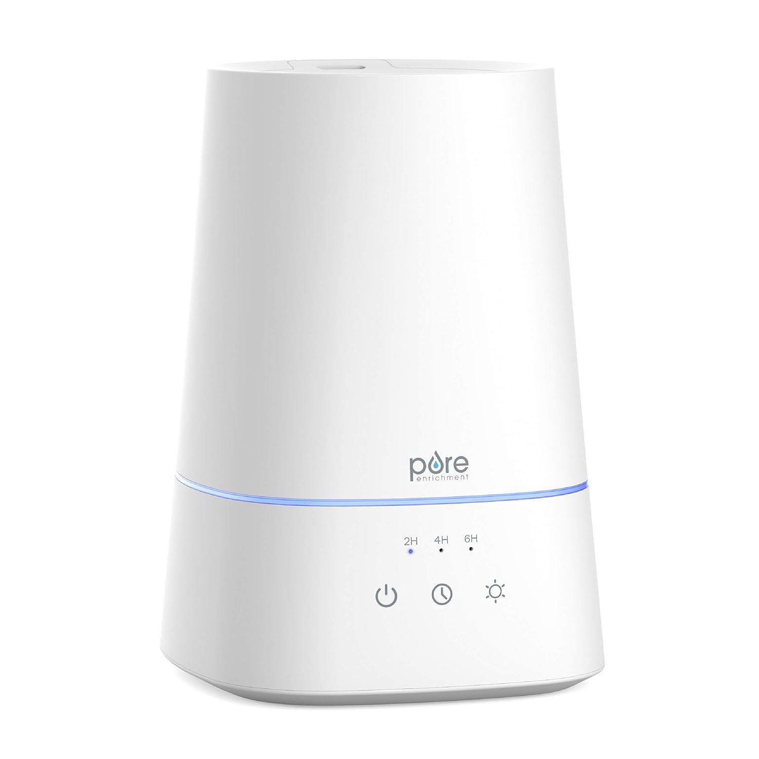 Pure Enrichment Pure Enrichment Hume 3.7 Gallons Cool Mist Ultrasonic Tabletop Humidifier for 300 Cubic Feet