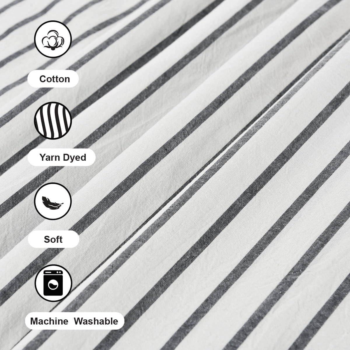 Gracie Oaks Daeb Cotton Blend Shower Curtain