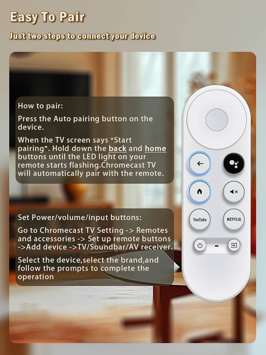 (Pack of 2)ZOUYUE Universal Remote for All Samsung TV,Compatible for All Samsung Smart TV LED LCD HD TV