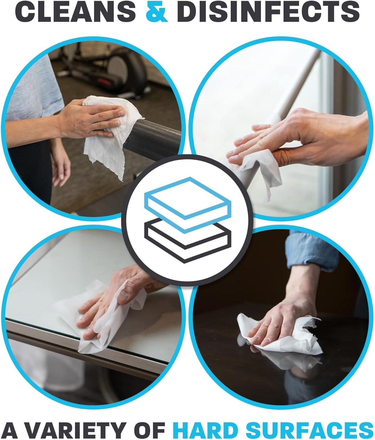 Zogics Antibacterial Bleach-Free Commercial Surface Wipes, 800 Count