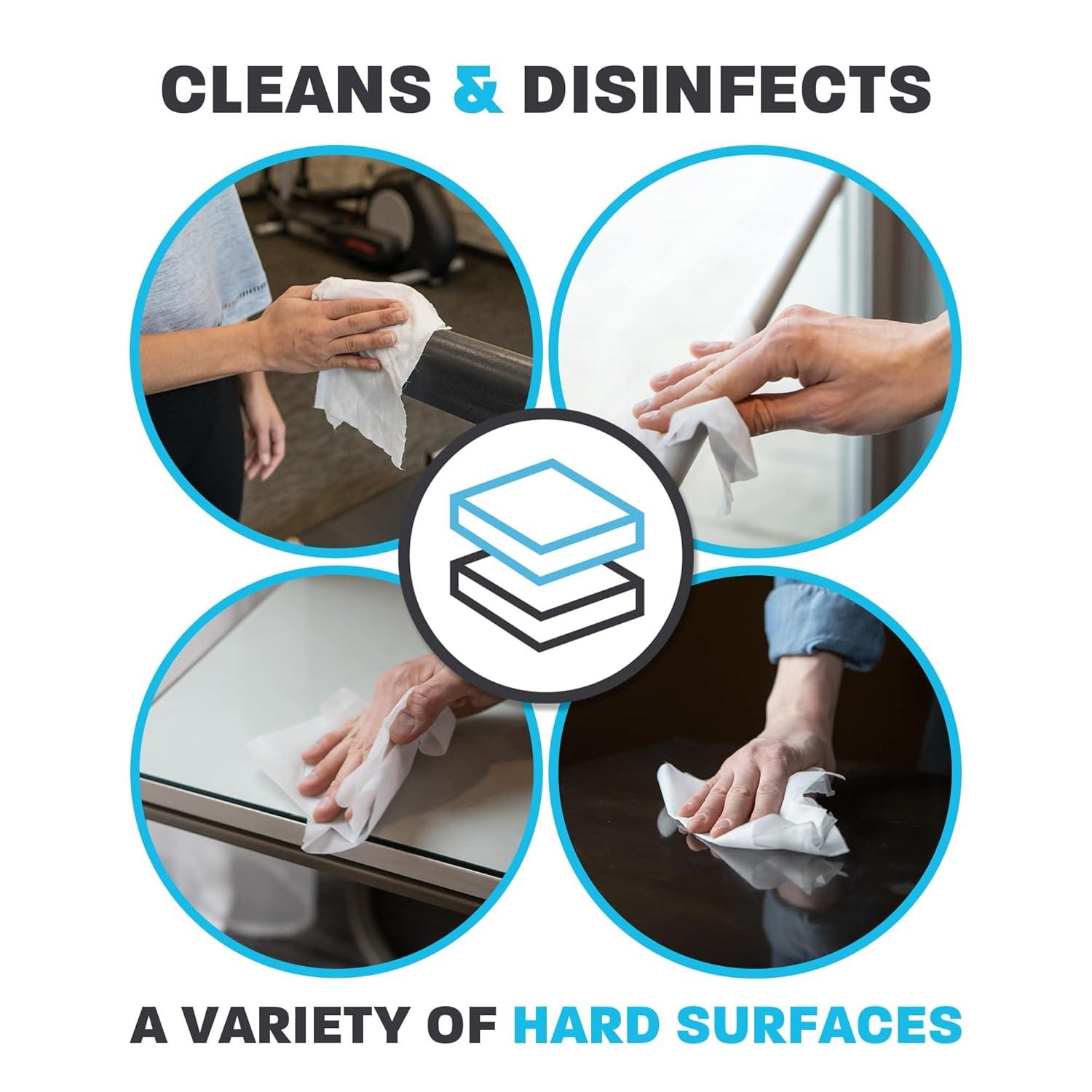 Zogics Antibacterial Bleach-Free Commercial Surface Wipes, 800 Count