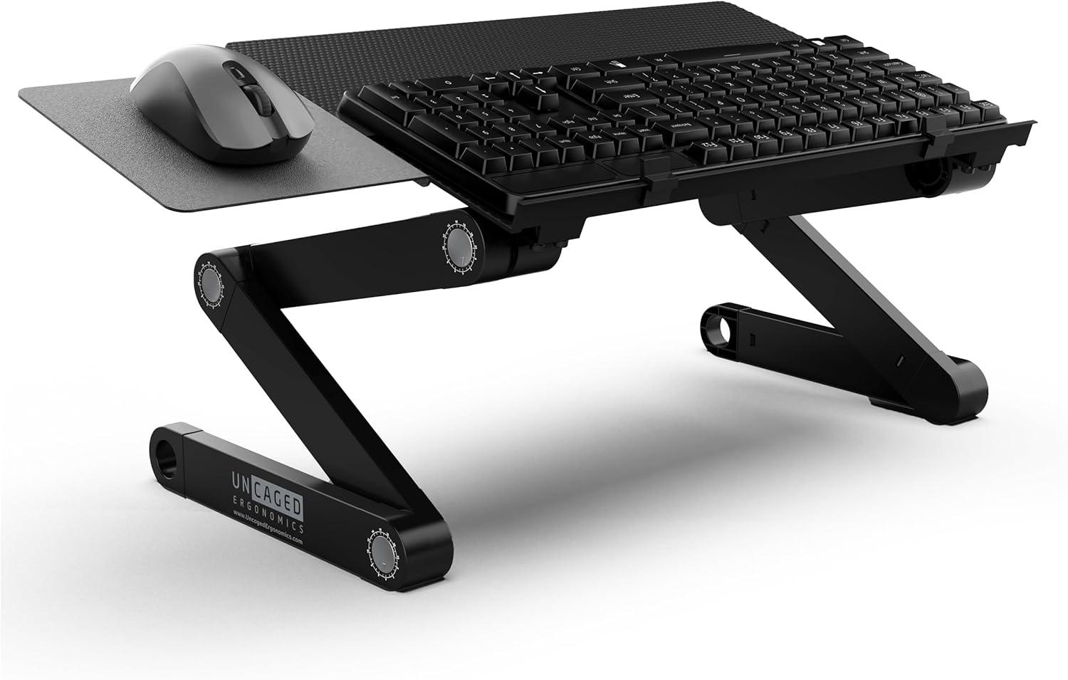 Workez Adjustable Height & Tilt Keyboard Stand - Uncaged Ergonomic