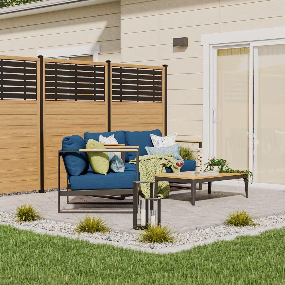 Barrette Outdoor Living 73.38'' H x 49.65'' W Vinyl Fencing Kits