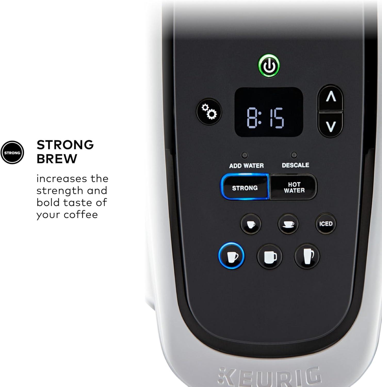Keurig K-Elite Single-Serve K-Cup Pod Coffee Maker with Iced Coffee Setting and Strength Control
