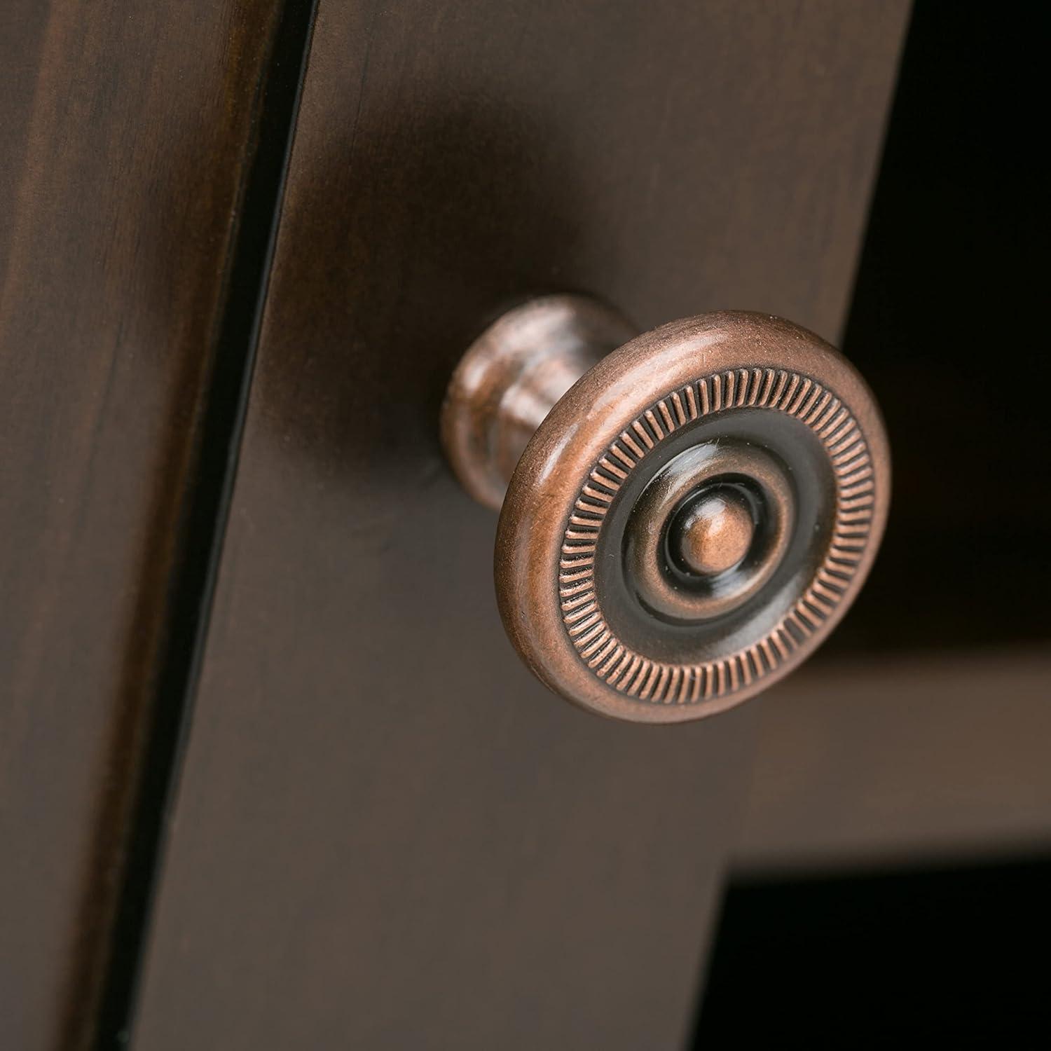 Simpli Home Carlton 54"W Solid Wood TV Stand for TVs up to 60" with 4 Cabinets