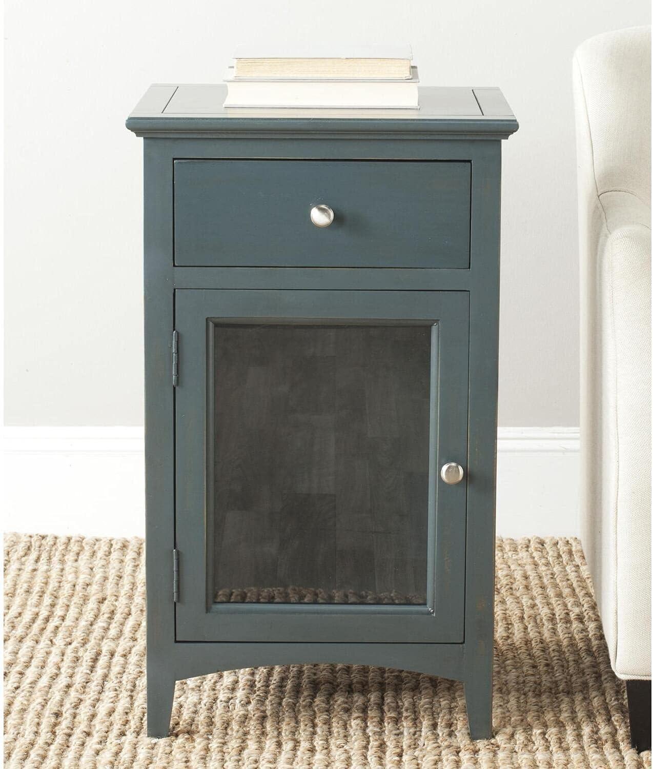 Ziva 1 Drawer Nightstand  - Safavieh