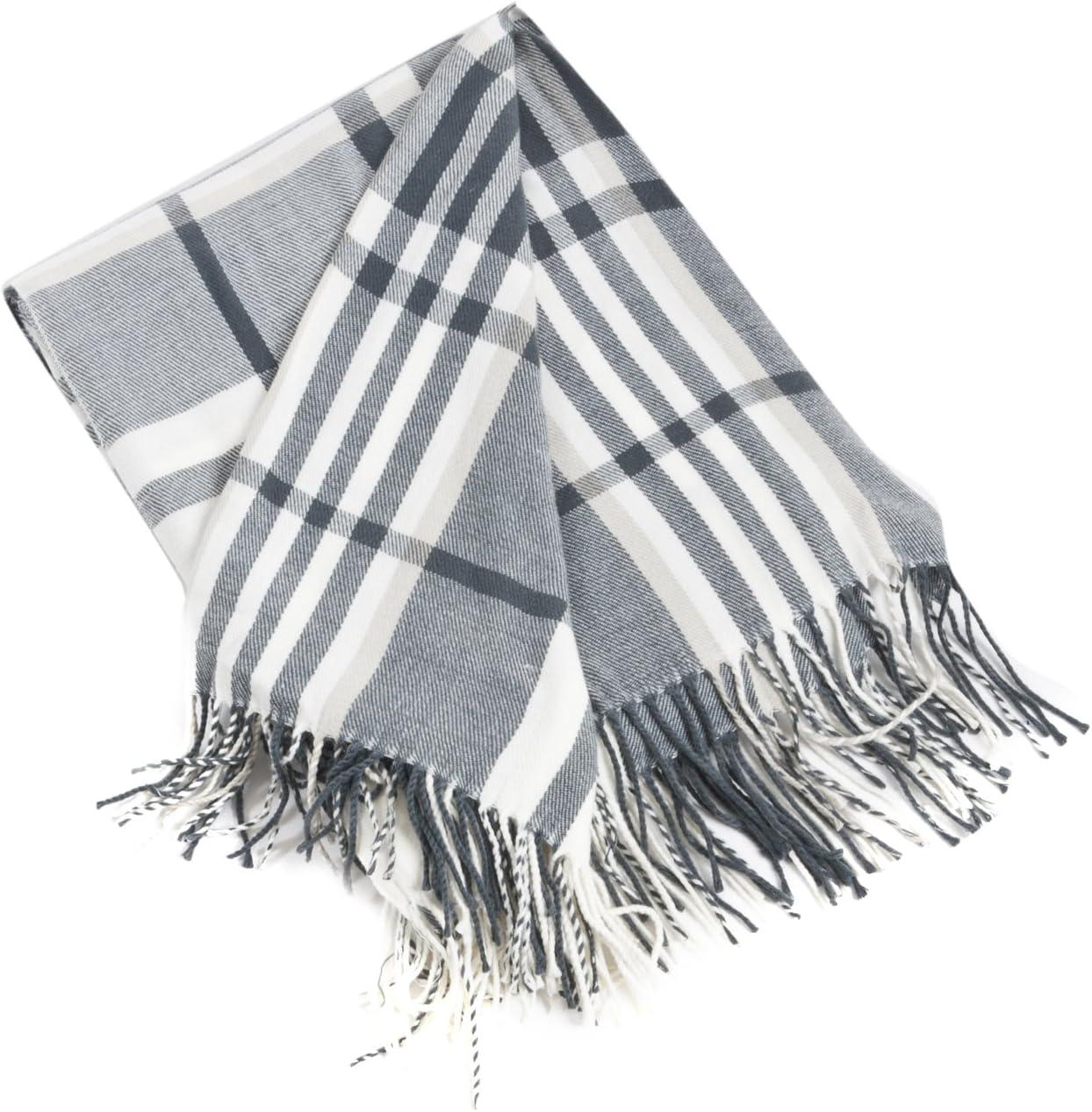 Gray Plaid Design Throw (50"X60")