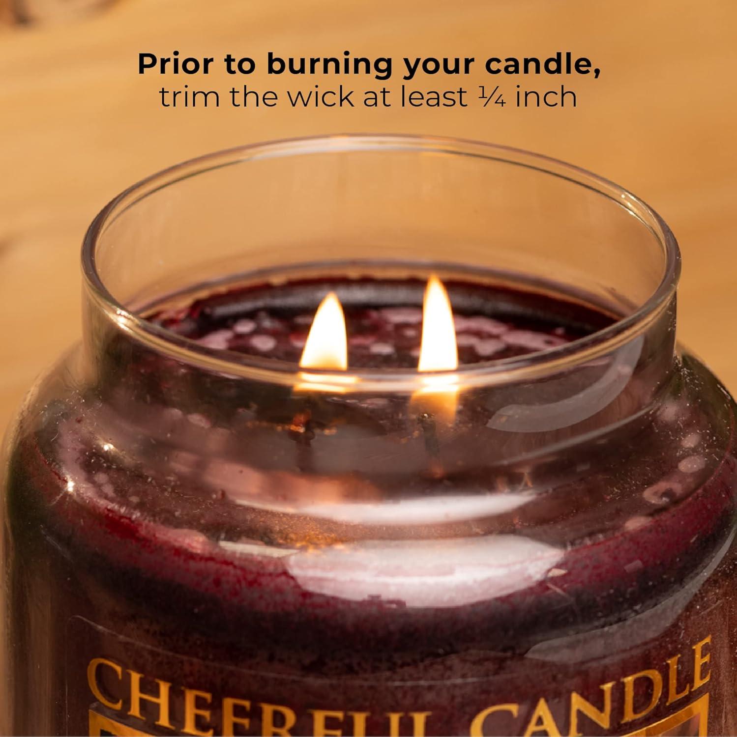 A Cheerful Candle LLC Holiday Homecoming Scented Jar Candle