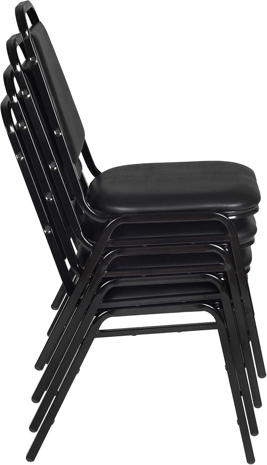 Restaurant Stack Chair (4 pack) in Black