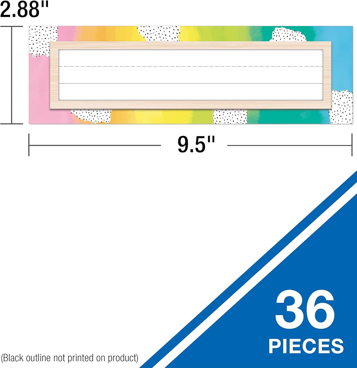 Carson Dellosa Creatively Inspired Name Plates (36 desk nameplates)