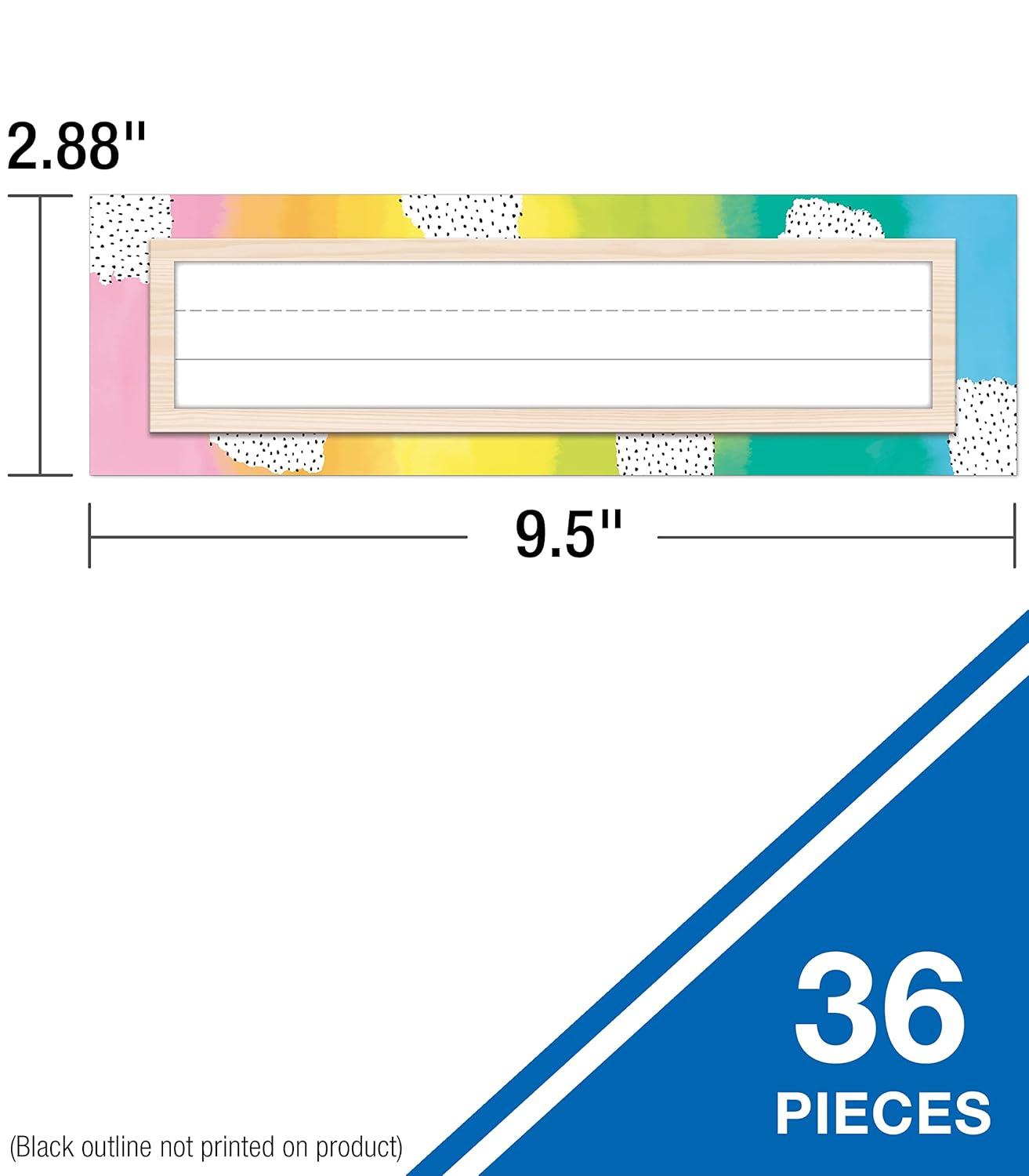 Carson Dellosa Creatively Inspired Name Plates (36 desk nameplates)