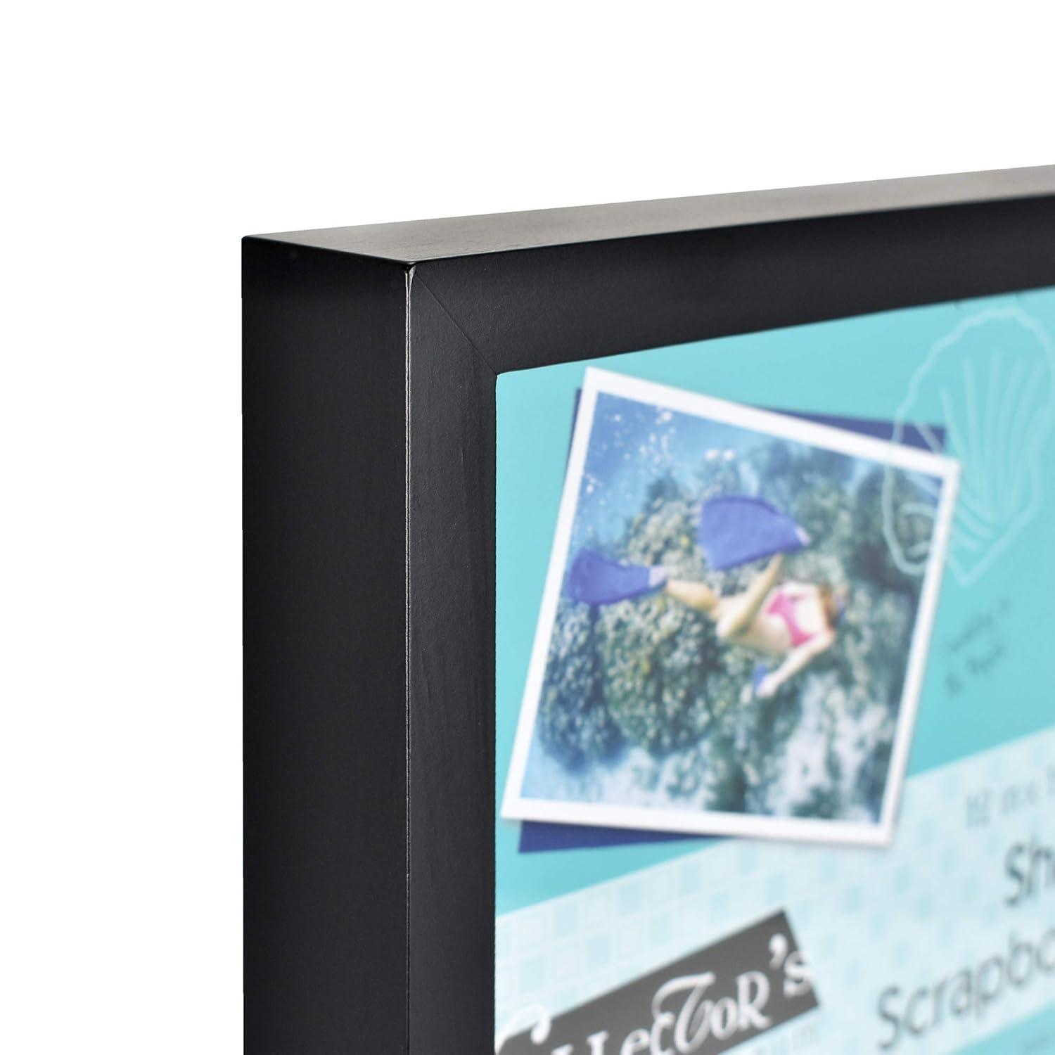 Black Wood 12.75 x 12.75 Shadow Box Frame