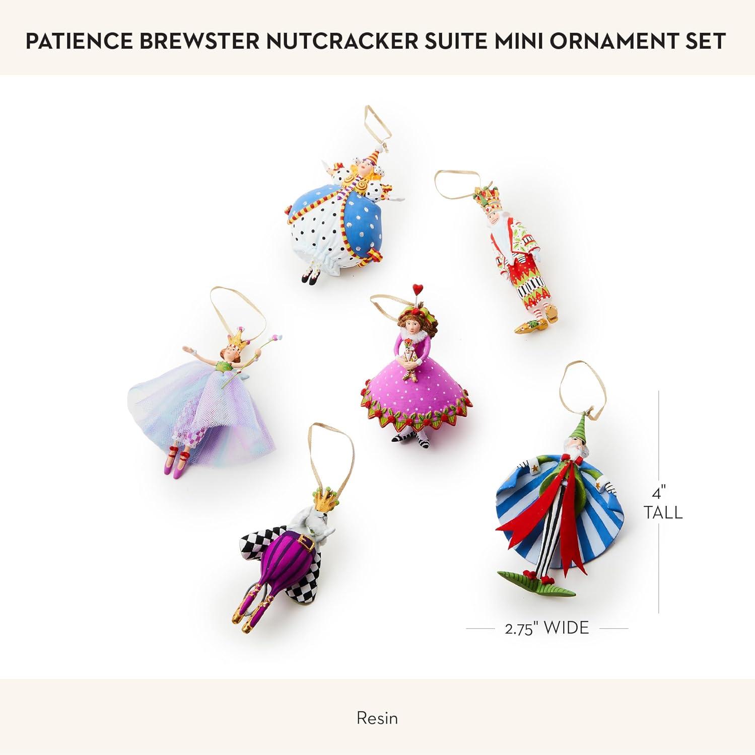 MacKenzie-Childs Patience Brewster Nutcracker Suite Mini Ornament Set