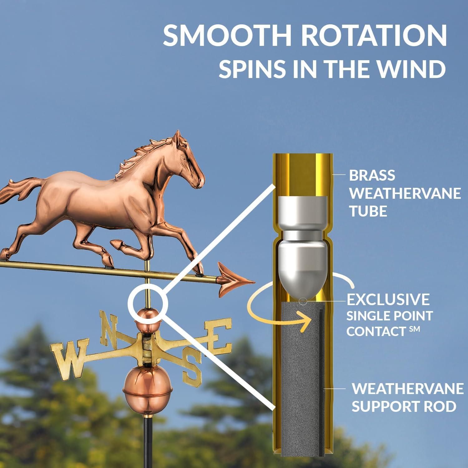 Good Directions 27'' H Metal Animals Weathervane