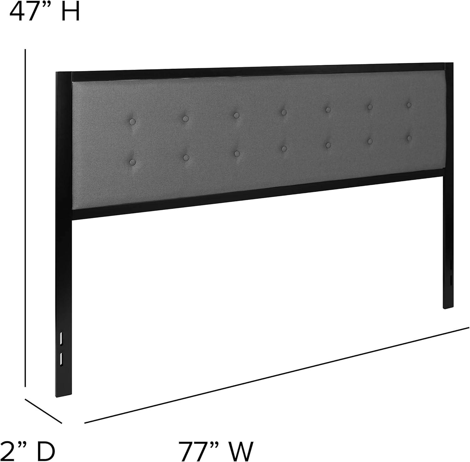 Flash Furniture Bristol Metal Tufted Upholstered Headboard - Modern Headboard