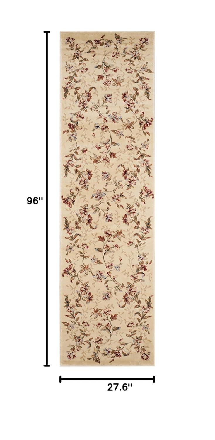 Lyndhurst LNH325 Power Loomed Runner Rug - Beige - 2'3"x8' - Safavieh.