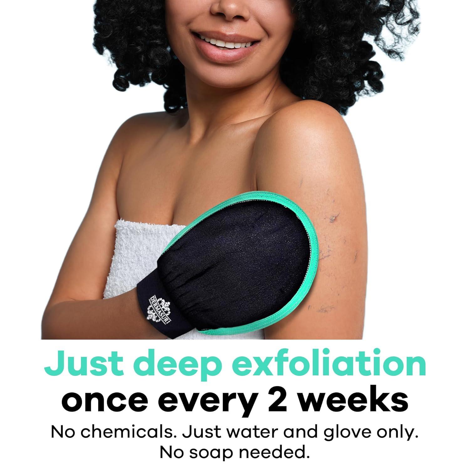 Dermasuri Exfoliating Body Scrub Glove Scrubber - 1ct
