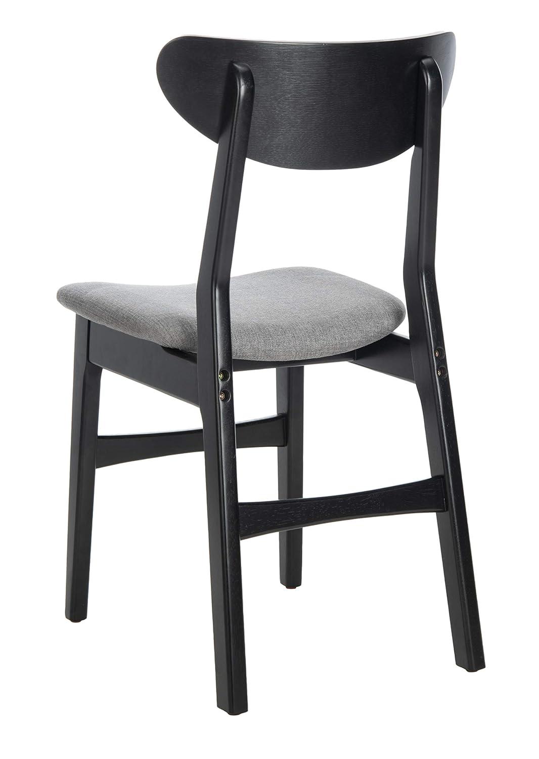 Lucca Retro Dining Chair (Set of 2) - DCH1001 - Black/Grey - Safavieh
