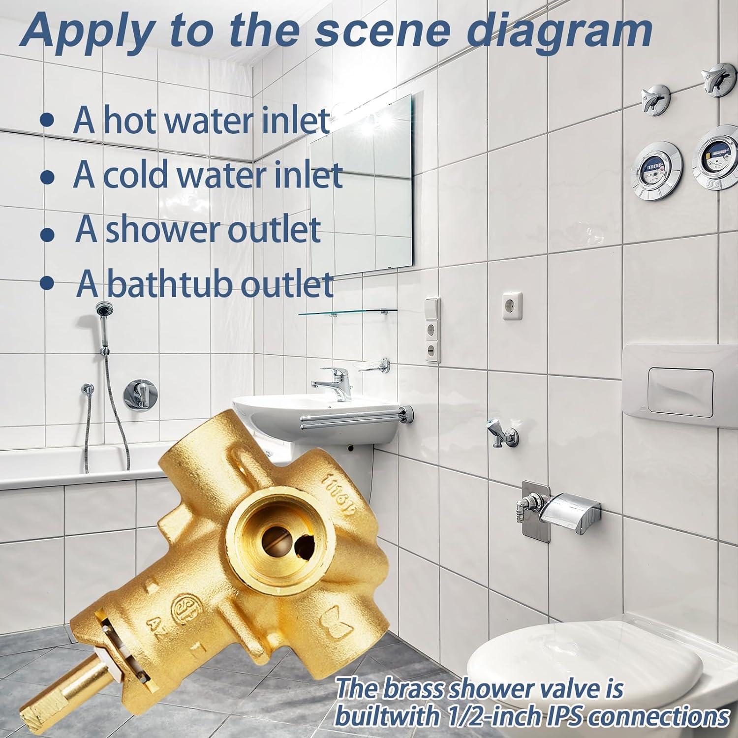 Posi-Temp Pressure Balancing Valve with IPS Connection