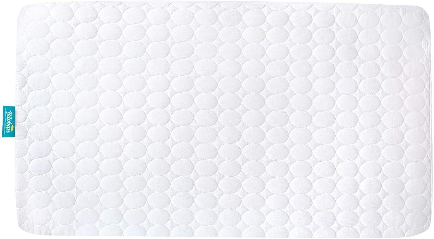 Biloban Toddler Waterproof Crib Mattress Pad Cover(52\"x 28\"), Baby Bed Mattress Protector