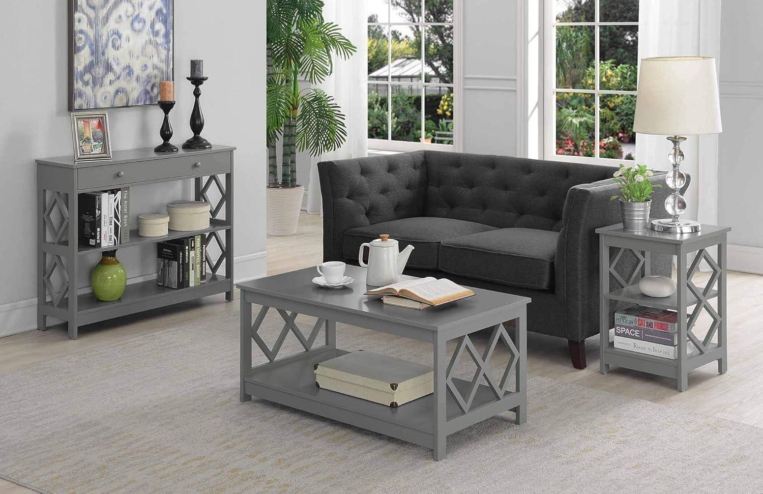 Diamond Coffee Table, Gray