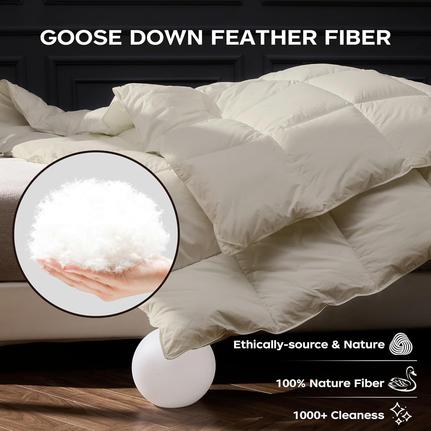 Peace Nest Heavyweight Kintzel Down Fibre Duvet 1 Inch Gusset & Reviews | Wayfair