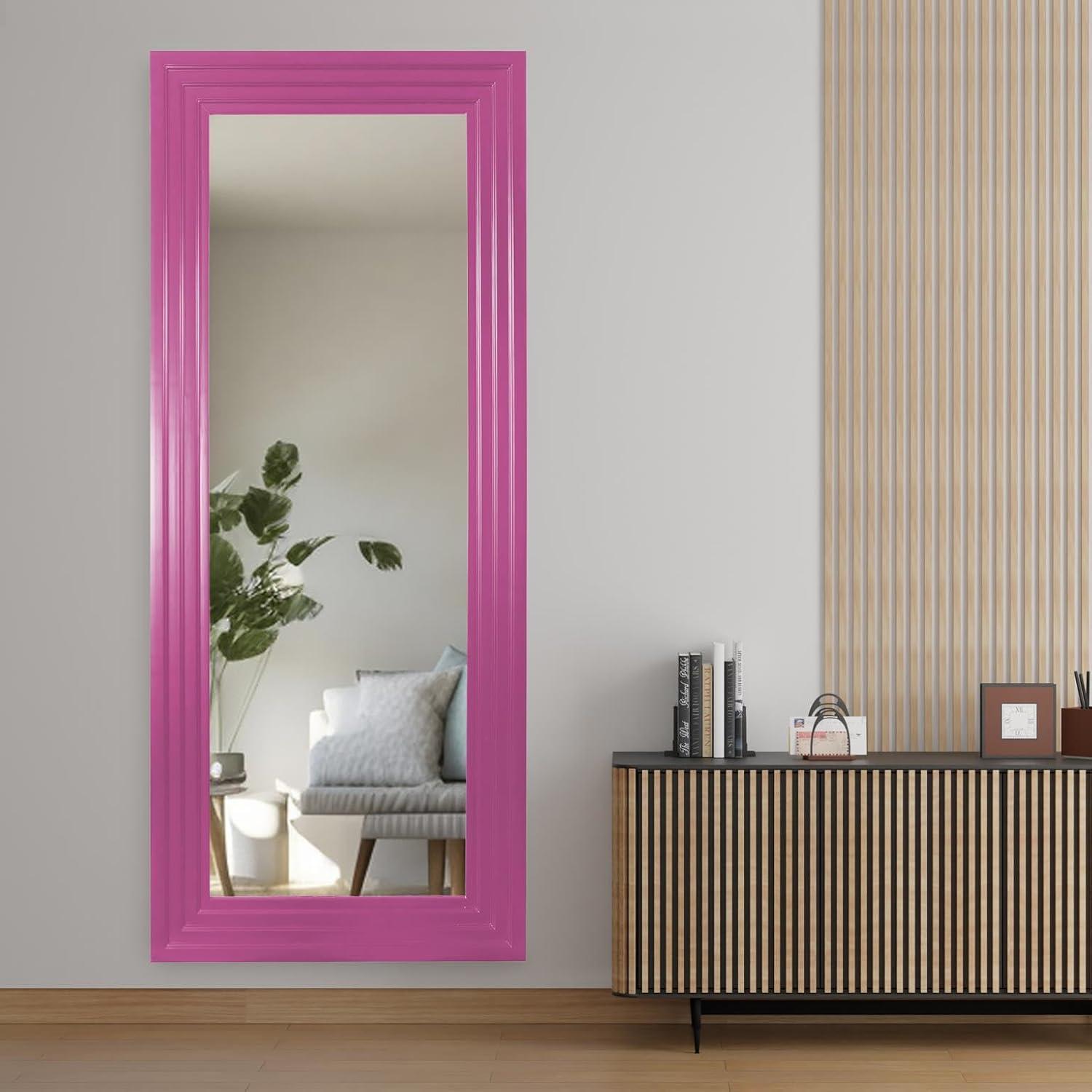 Trule Amy Wood Flat Wall Mirror