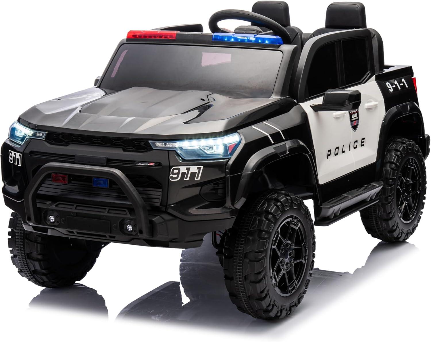 Funride 4WD 24 Volt Ride on Toys with Remote Control, 2 Seater Power Car Wheels UTV Toys, Ride on Truck Car w/ Electric Dump Bed, Shovel, Bluetooth Music