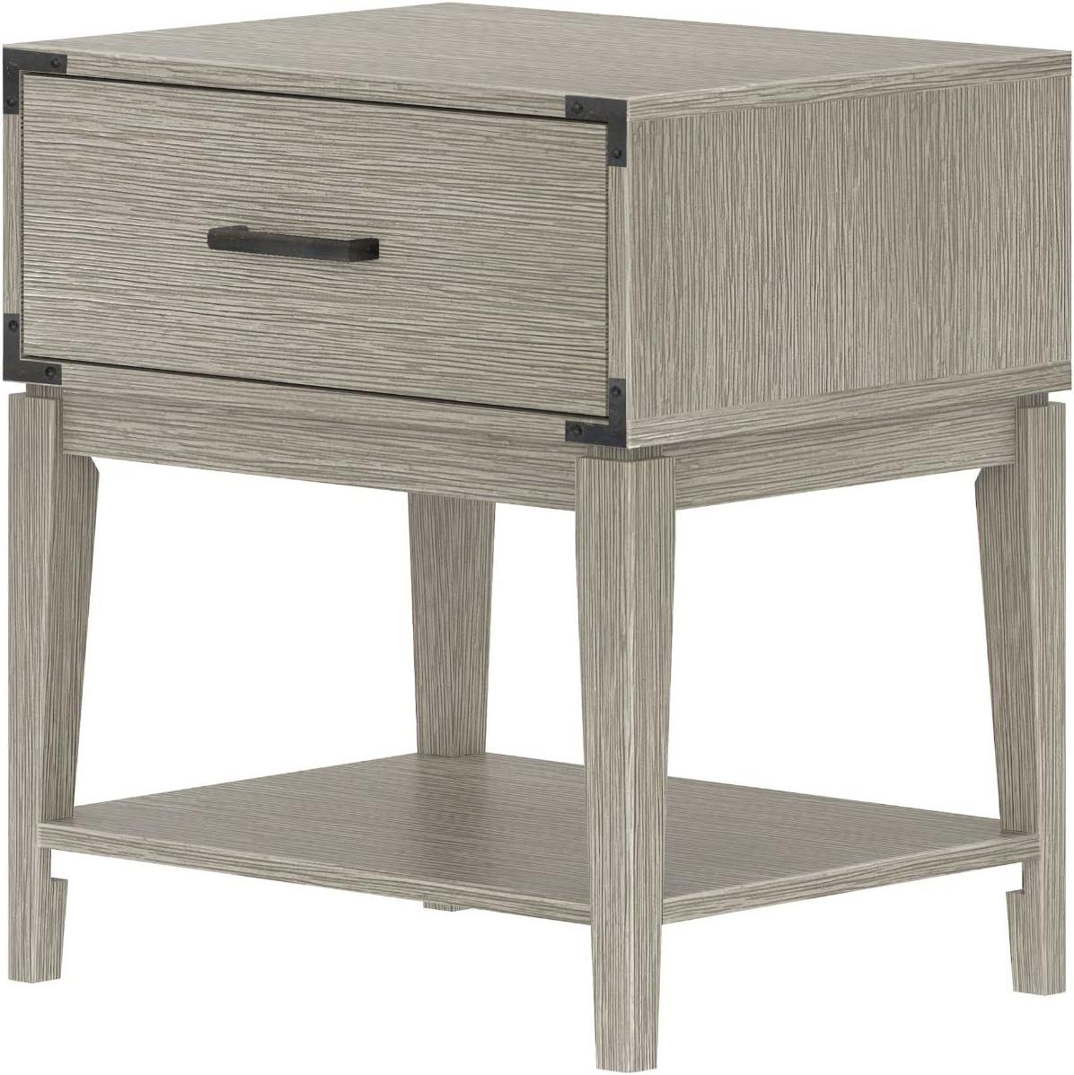 Plank+Beam Contempo Wood Nightstand with 1 Drawer, Wooden Side Table for Bedroom Storage, Bedside End Table