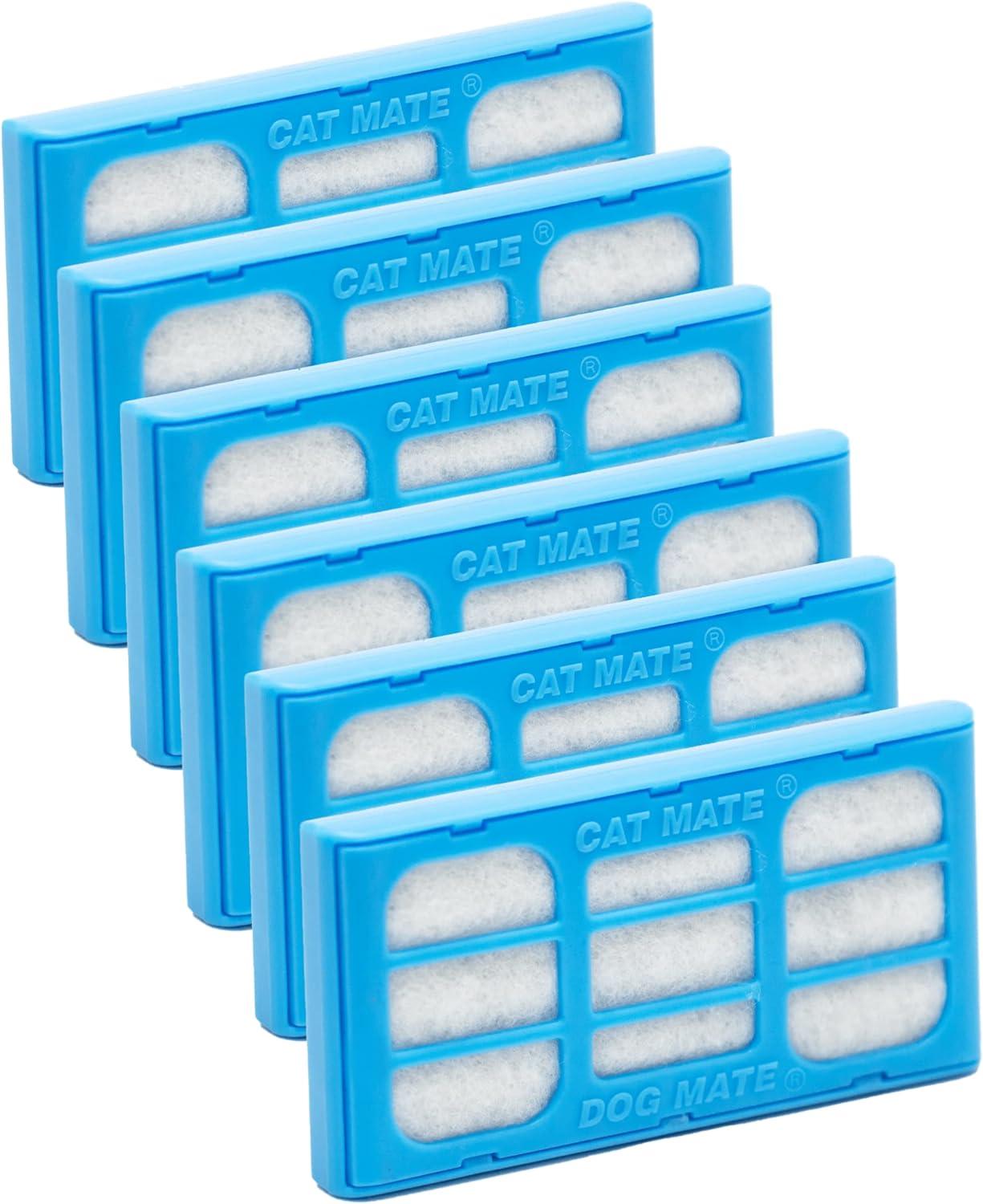 Cat Mate Blue 6-Pack Replacement Fountain Filter Cartridges