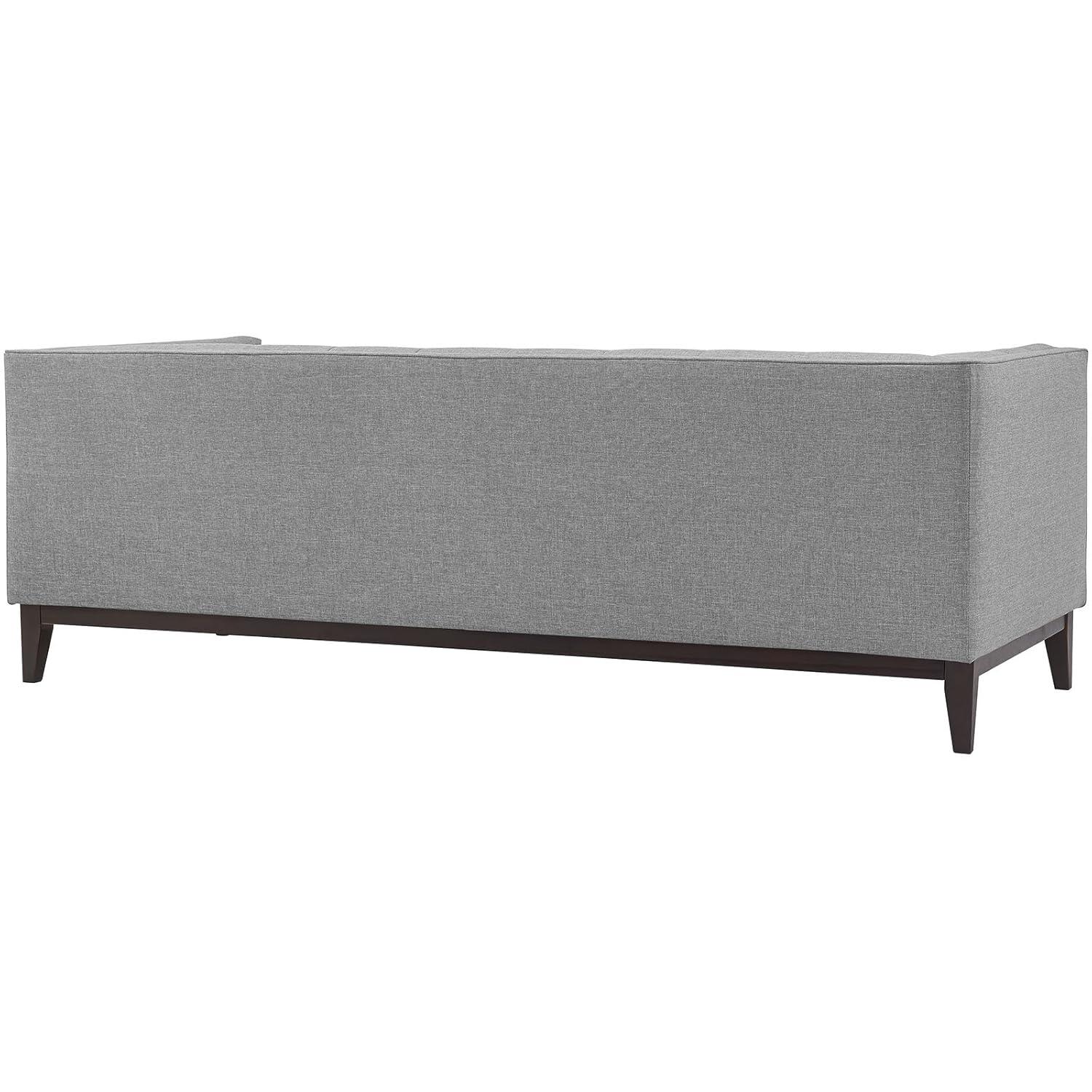 Modern Contemporary Urban Design Living Lounge Room Sofa, Grey Gray, Fabric