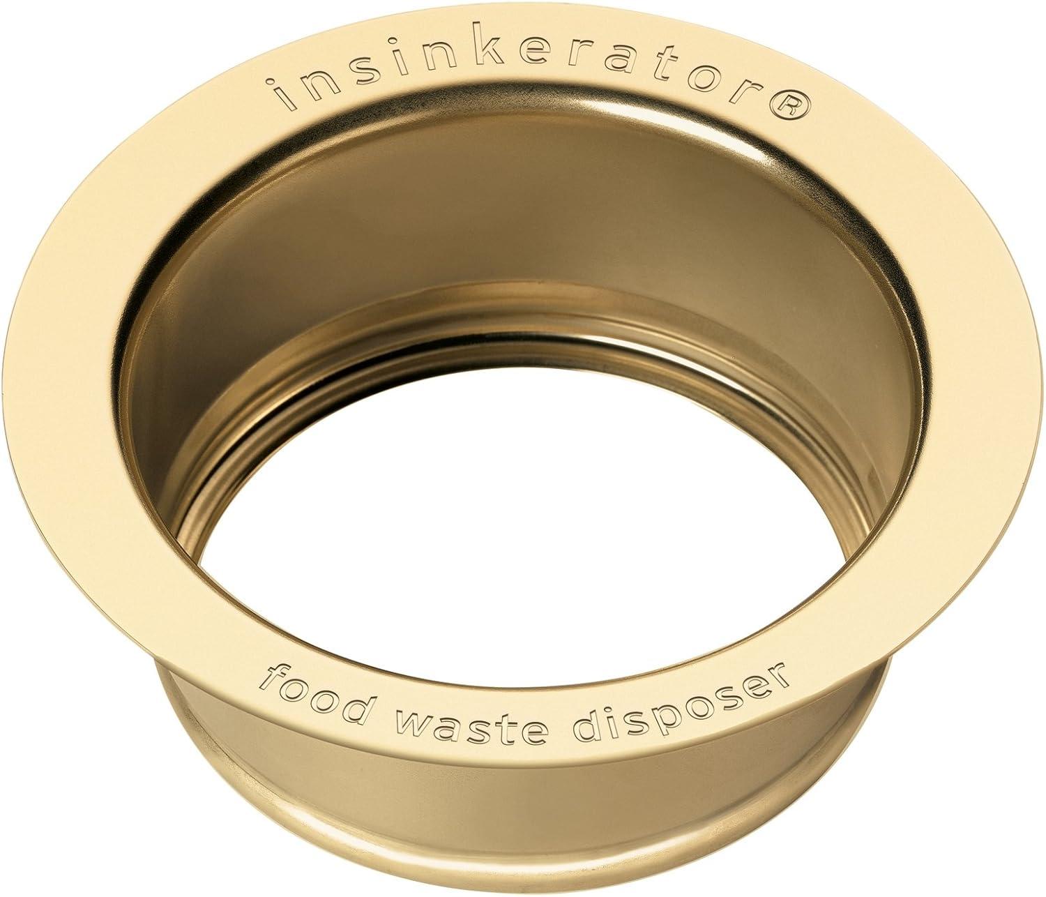 Elegant French Gold Steel Sink Flange for Garbage Disposers