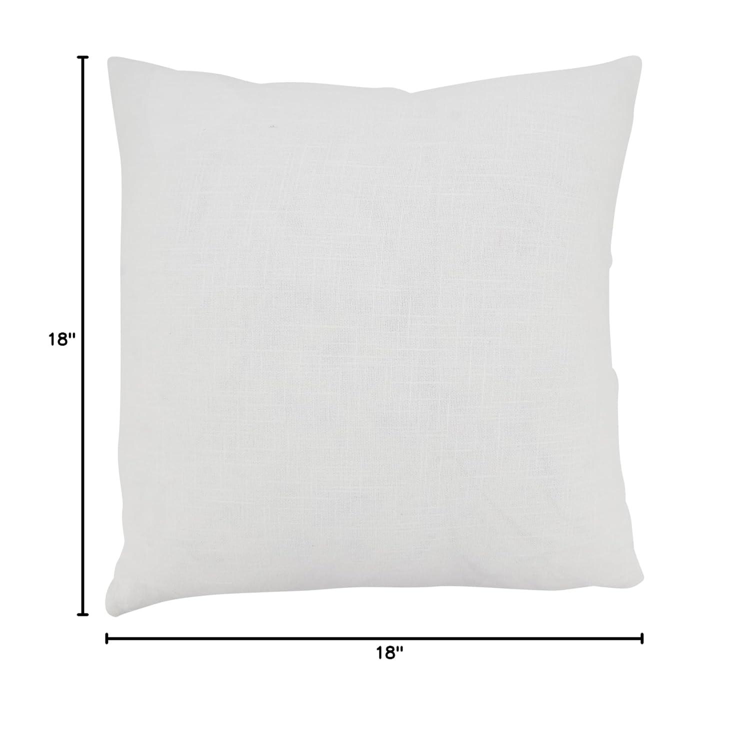 Saro Naviguer Collection Cotton Throw Pillow