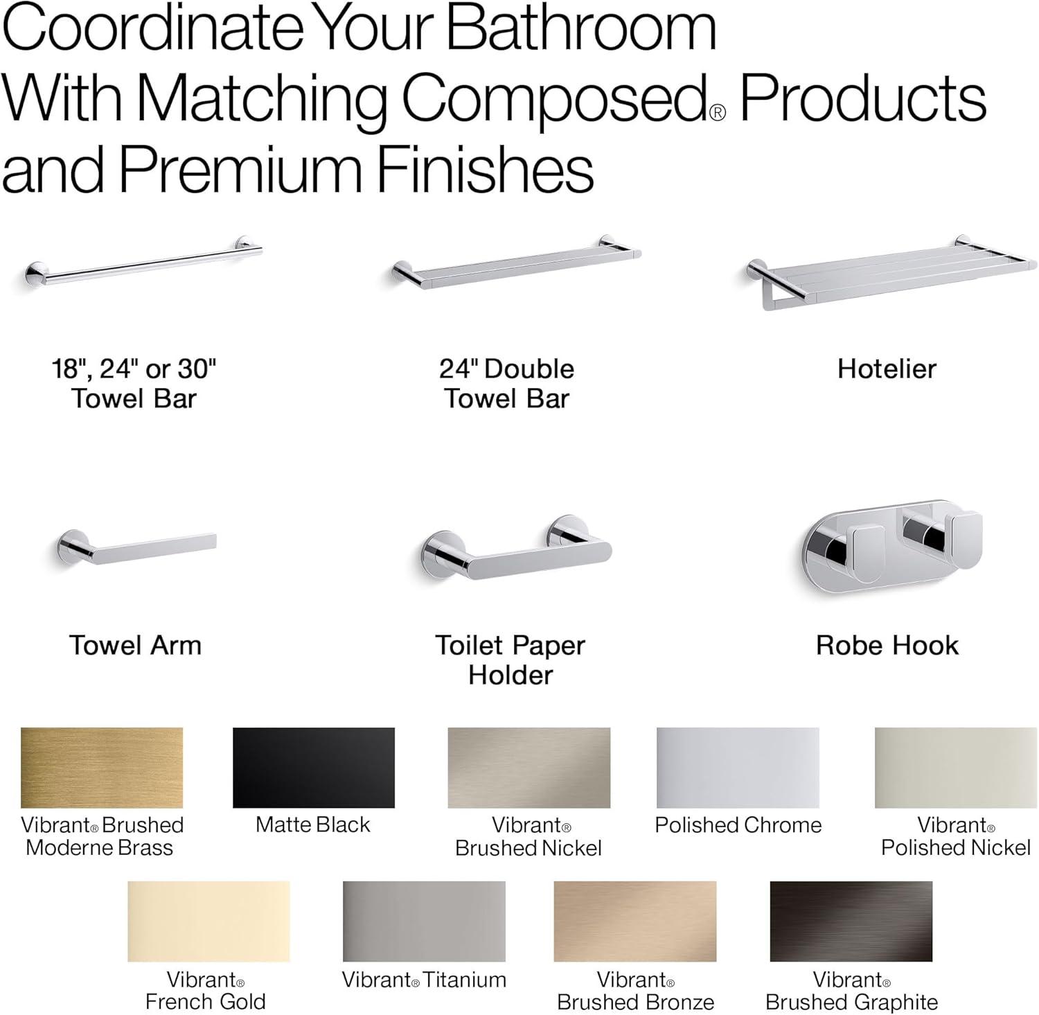 Composed® Wall Mounted Double Robe Hook