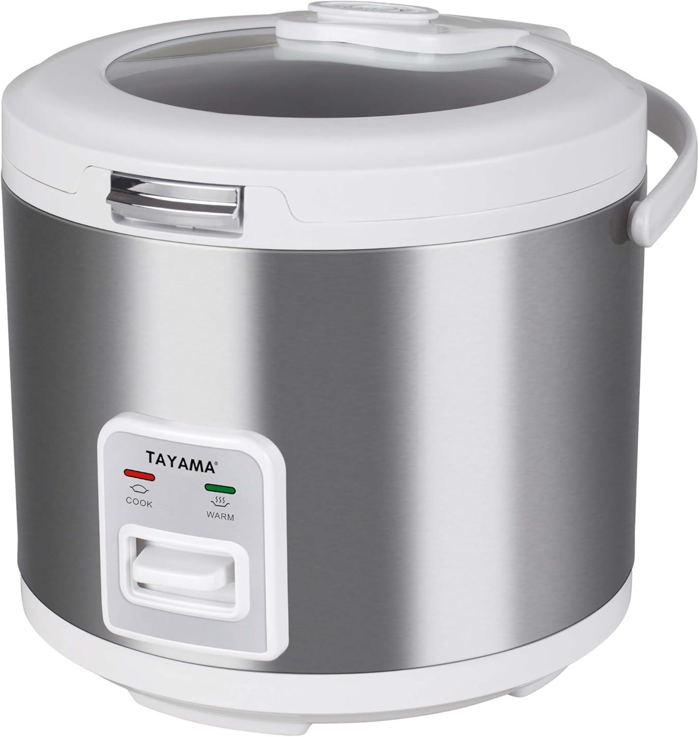 Tayama 20-Cup Automatic Rice Cooker & Warmer with Glass Lid