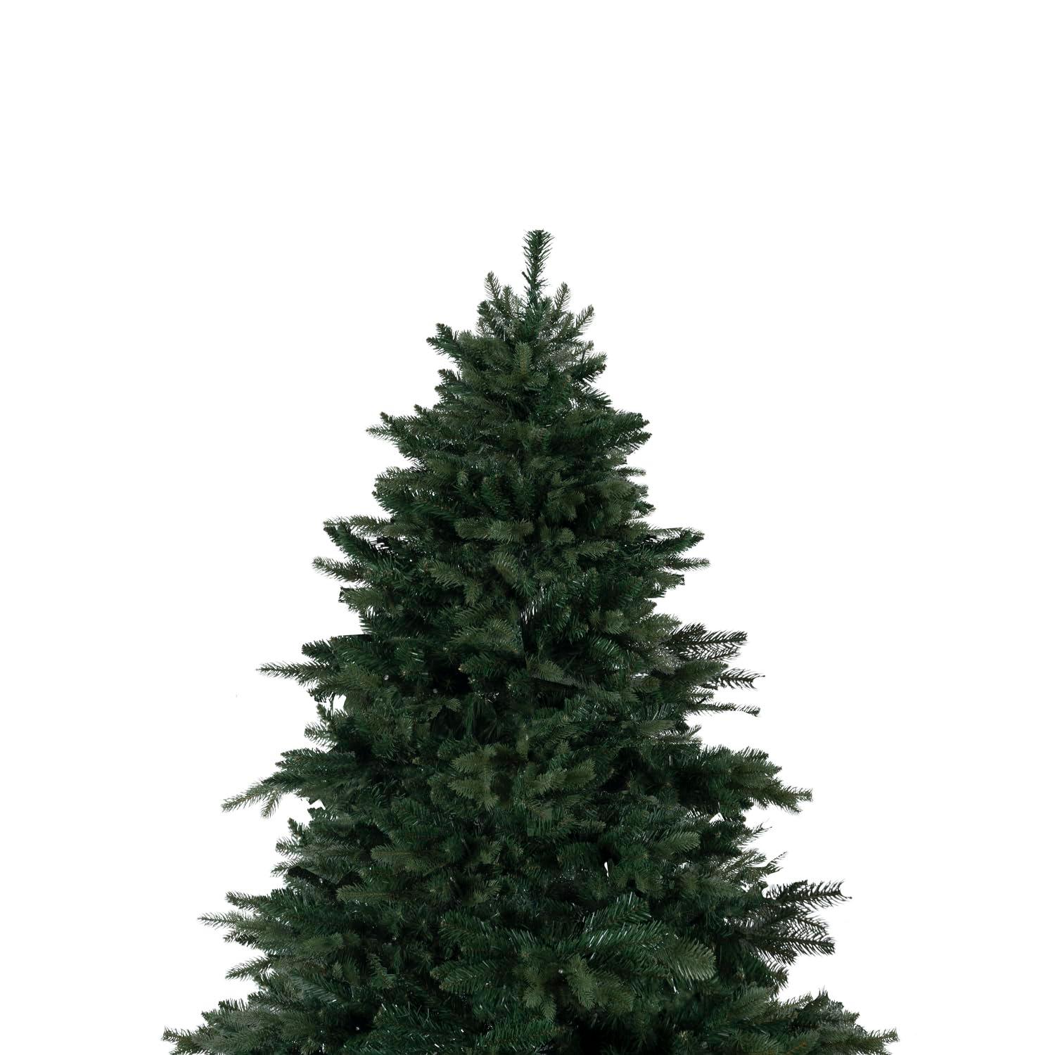 Home Imports Emporium Cynthia Prelit Aritificial Christmas Tree, Realistic Rustic Christmas Tree with Lights by Naomi Home Green,7.5ft