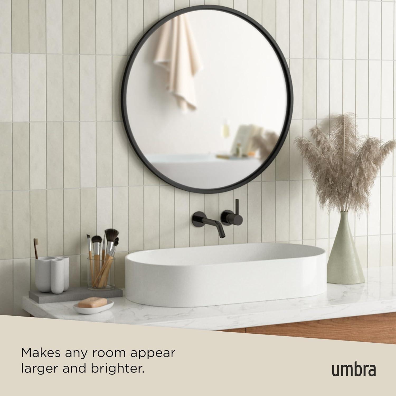 Hub Rubber Round Mirror