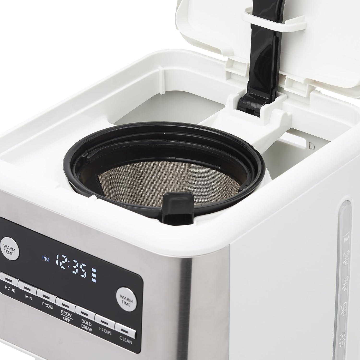 HADEN Generous Brew White 14-Cup Drip Coffee Maker